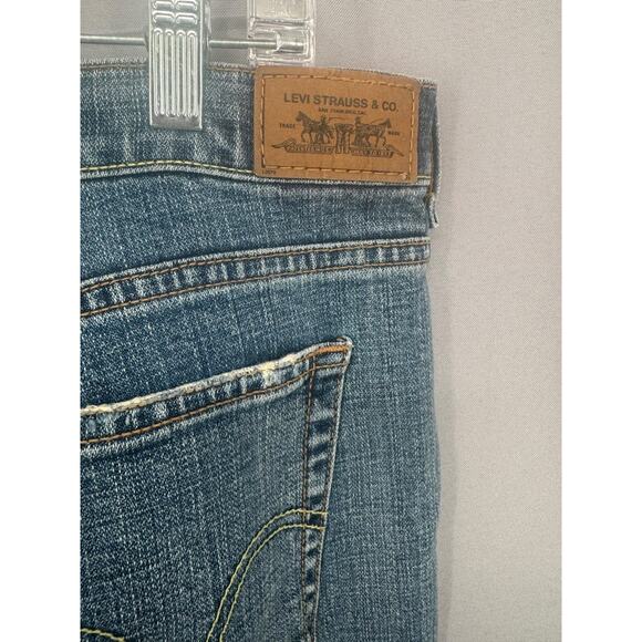 Levis 515 Jeans Womens 16M Blue Boot Cut Stretch Classic Denim Western Ranchwear - Picture 4 of 11